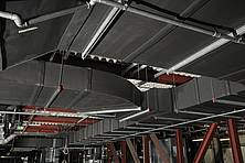 Air ducts insulated with elastomeric insulation materials