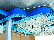 Air ducts insulated with the new elastomeric insulation material